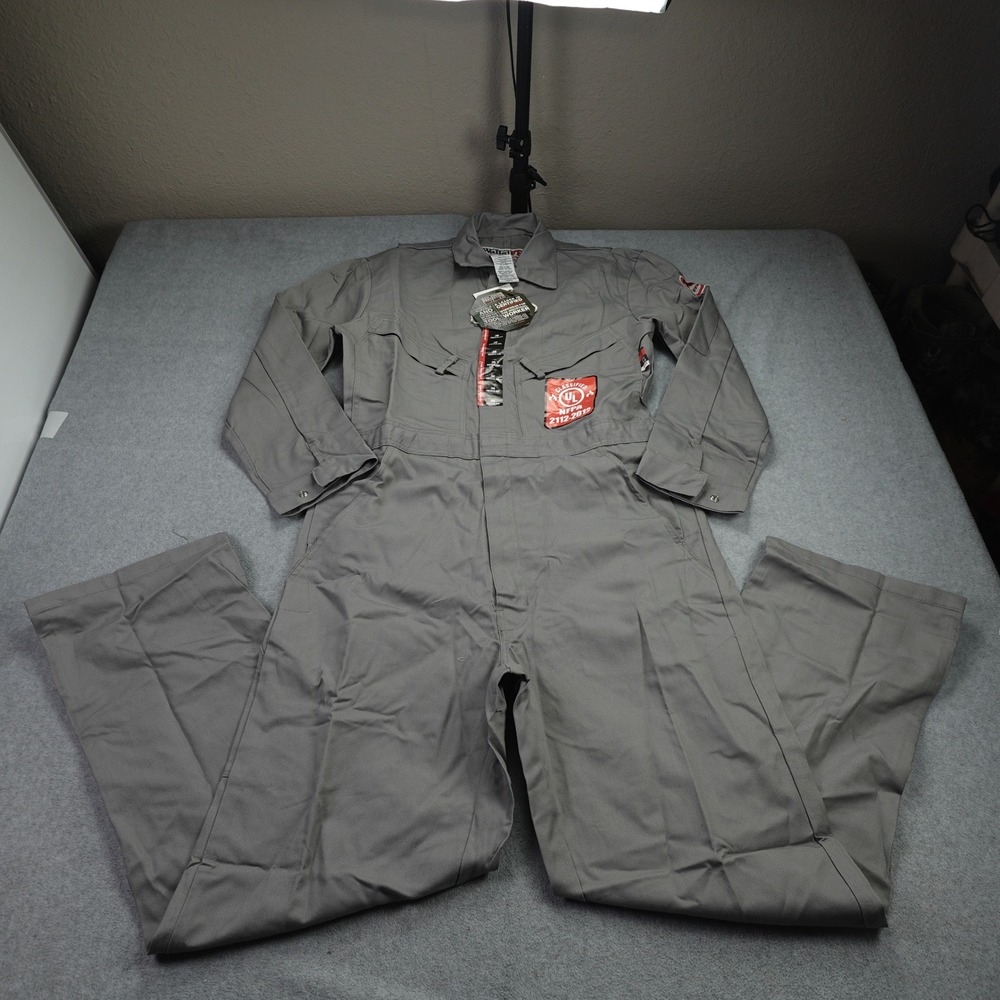 Walls FR Coveralls mens 38 Regular Gray Flame Resistant 62500 GY9 Workwear‎